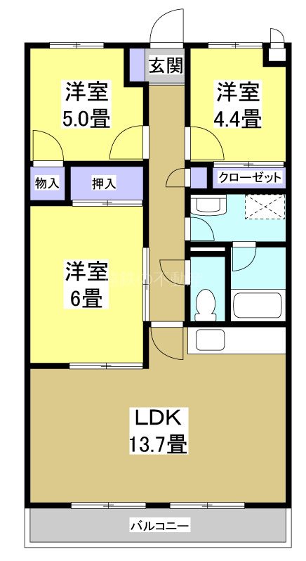 クラウンハイツの間取り