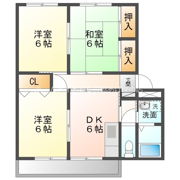 グランデージToda　A棟の間取り