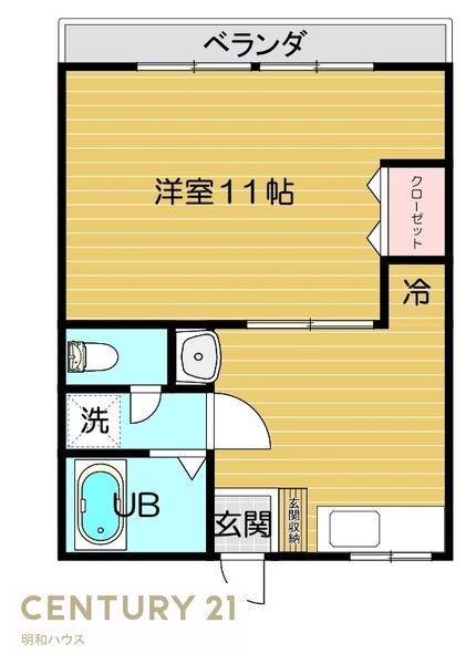 上村マンションB棟の間取り