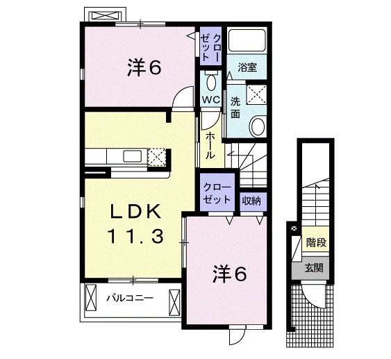 ロマネクスの間取り