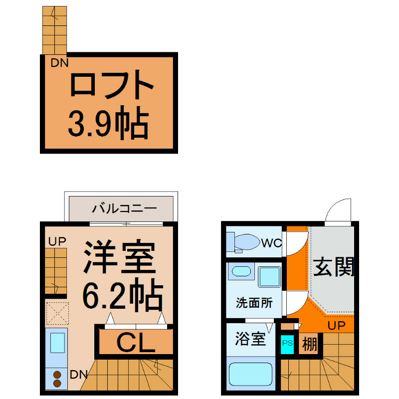 コンフォート本陣の間取り