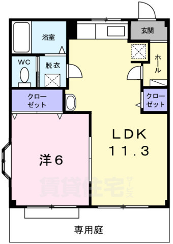 スカイハイツ3の間取り