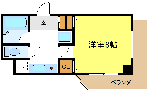 フロントオブザポリス新光の間取り