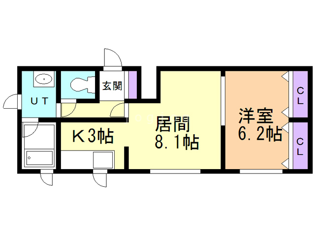 コスモ南郷の間取り