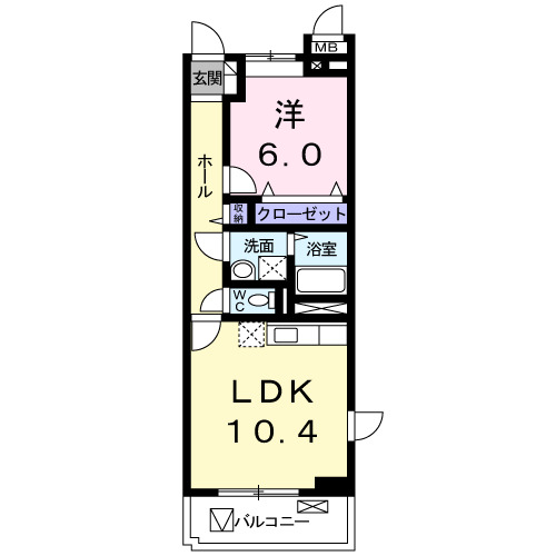 アルバIの間取り