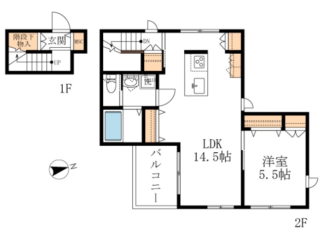 メゾン奏の間取り