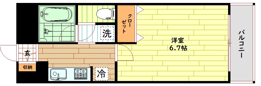 アクティヒヴァ城東の間取り