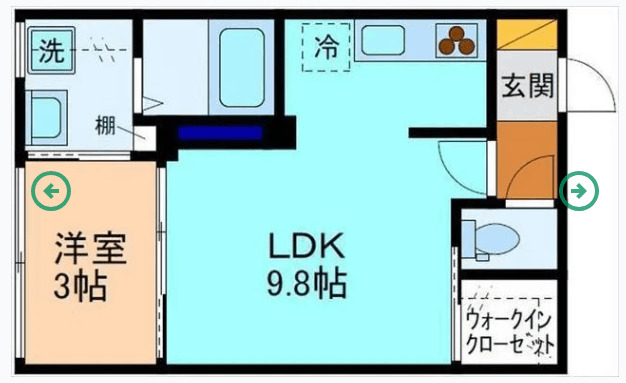 サン・ステージ野村の間取り