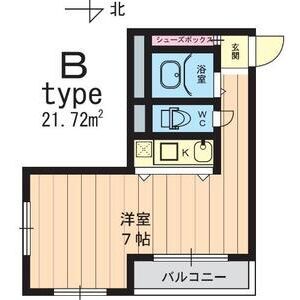 【クリーンリビング四条大宮の間取り】