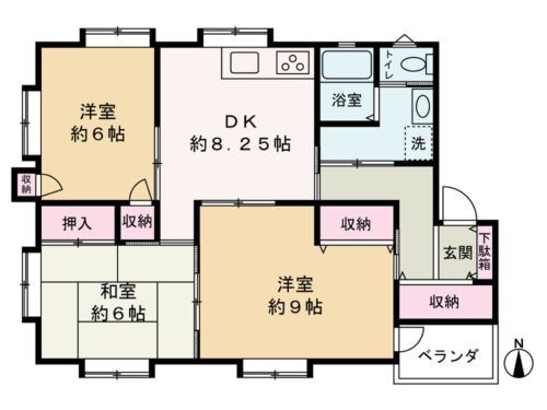 緑苑 ガーデンハイムの間取り