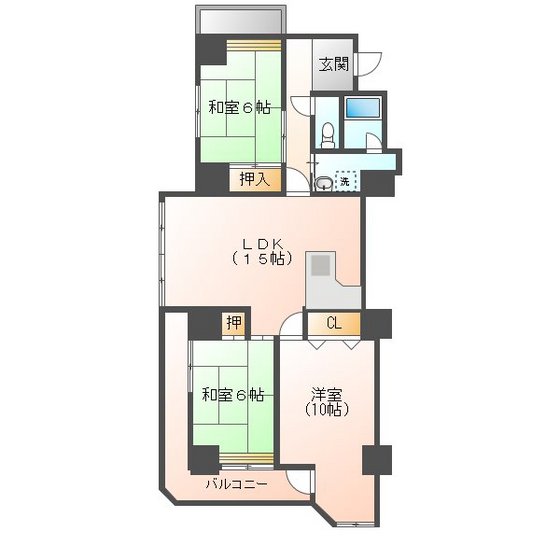 ロイヤル東海川原町の間取り