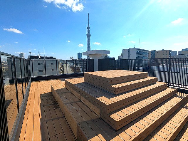 その他共有部分　屋上からスカイツリー隅田川花火見えます