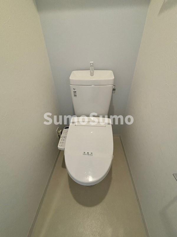 トイレ　ゆったりとした空間のトイレです