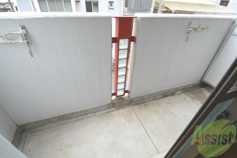 バルコニー　バルコニーもとってもゆったりしております