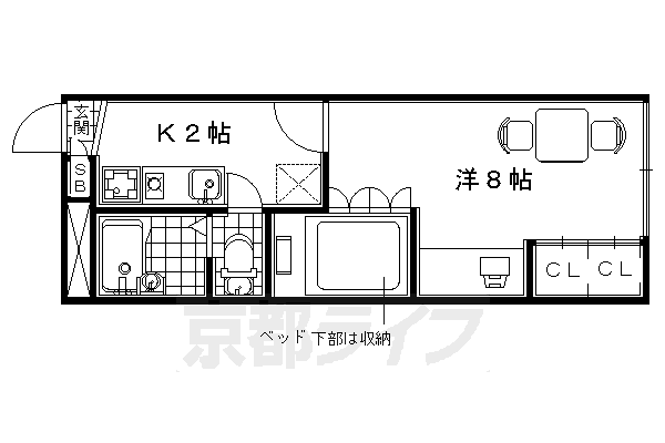 レオパレス州見台の間取り写真