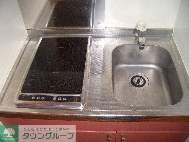 キッチン　２口電気コンロ