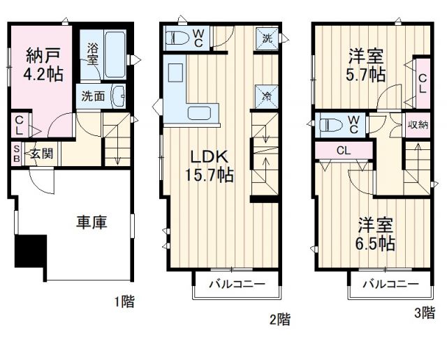 Kolet中浦和の間取り写真