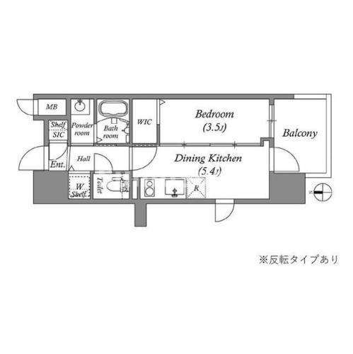 地下鉄御堂筋線 大国町駅 徒歩1分 15階建 築5年の間取り写真
