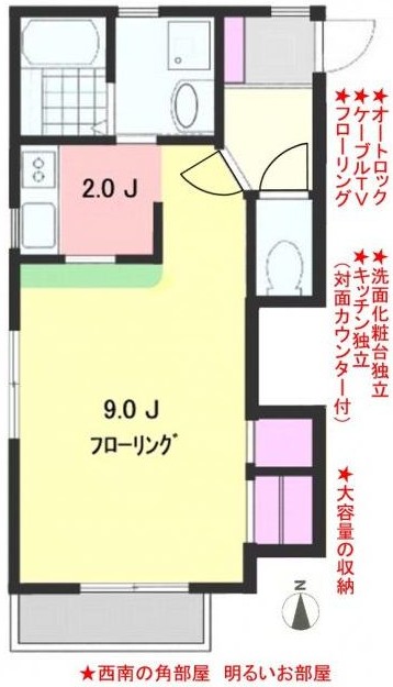 ラヴィール南品川の間取り写真