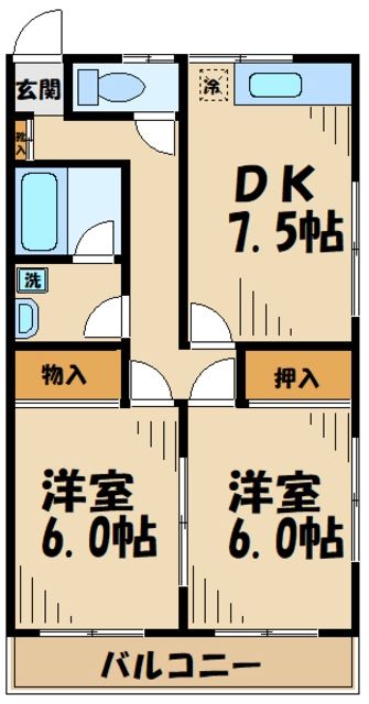 ドエルカトレアの間取り写真