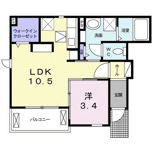 ＪＲ芸備線 三次駅 バス乗車時間：2分 最寄りバス停で下車 徒歩8分 2階建 築8年の間取り写真