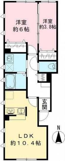 Vieuno自由が丘の間取り写真