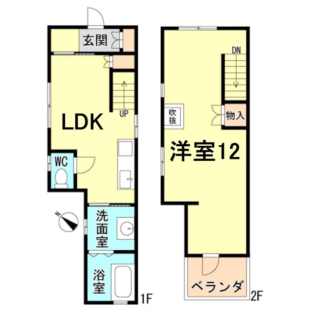 大田町7丁目貸家の間取り写真