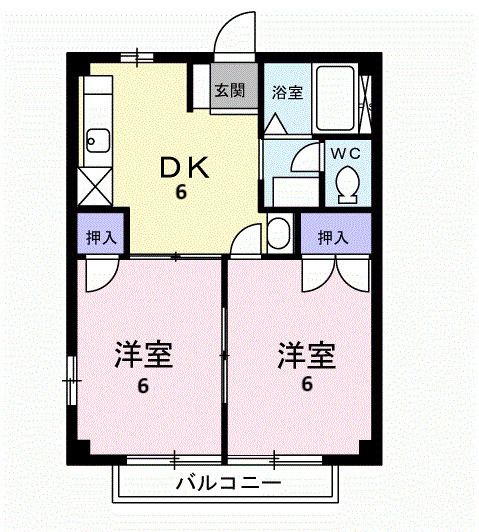SELINE弐番館の間取り写真