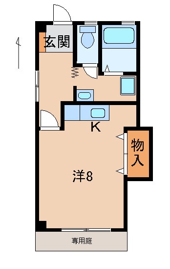 トーアマンションの間取り