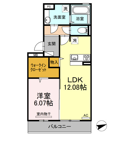 KS・1の間取り