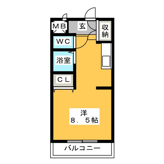 アバンダント鹿谷の間取り