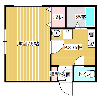 コーポA＆Bの間取り