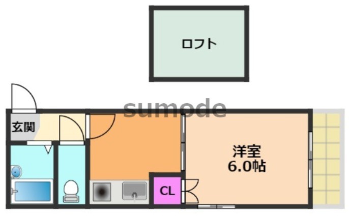 ローリエ土橋の間取り