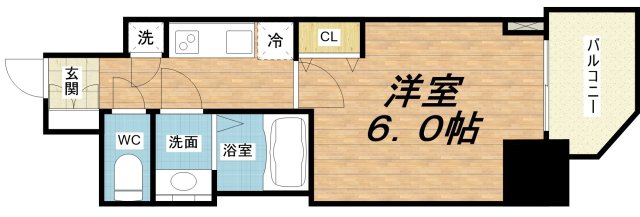 S-RESIDENCE都島Luxの間取り写真