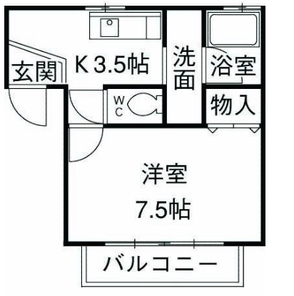 クローバー横須賀の間取り