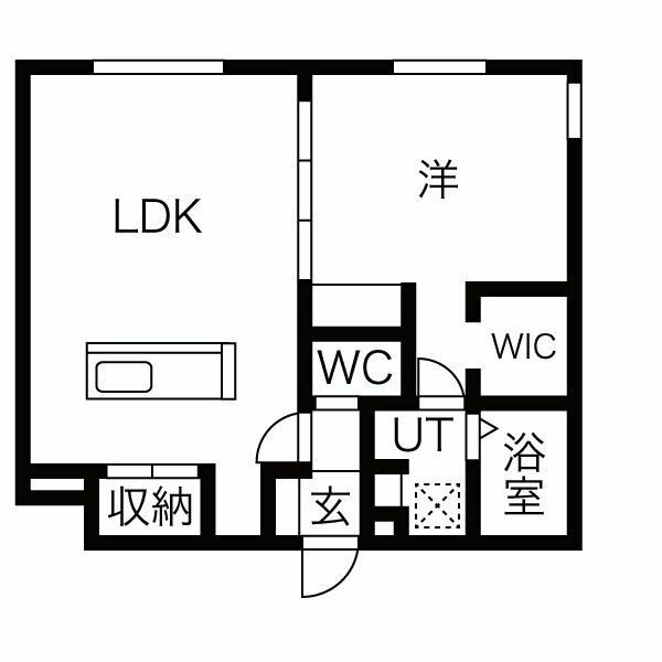 Ｒ-fino札幌桑園の間取り