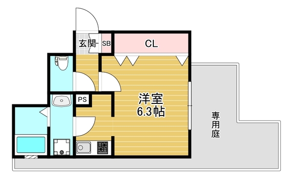 ドミー南仲町の間取り