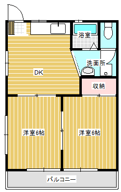 シルクハイツの間取り