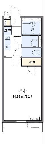 昭島市田中町のアパートの間取り