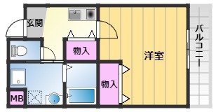 フィール白い雲の間取り