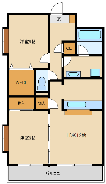 レスターテ鷺沼の間取り