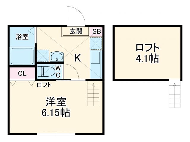 アーバンテラス矢部の間取り