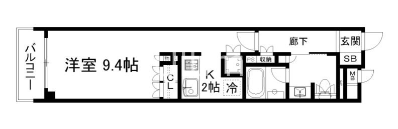 リーガル京都烏丸東の間取り