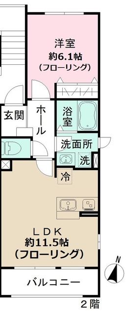 鎌倉　Ｓ　Ｈａｕｓの間取り