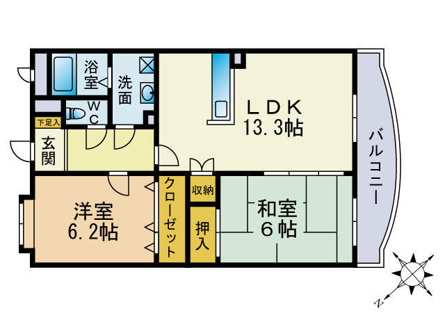 ルミエール青葉の間取り