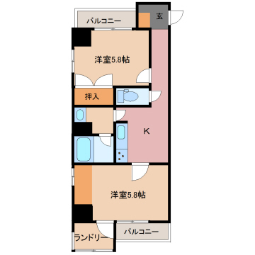 リアライズ千歳の間取り