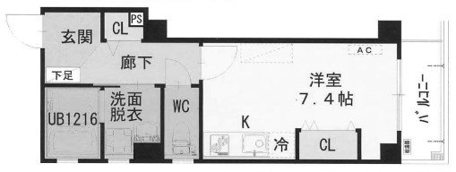 明石市魚住町錦が丘のマンションの間取り