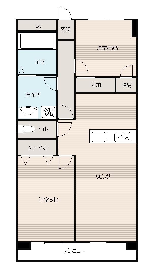 青山ハイツの間取り