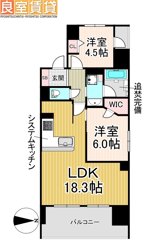 プレサンス　グラン　栄　THE　TOWERの間取り