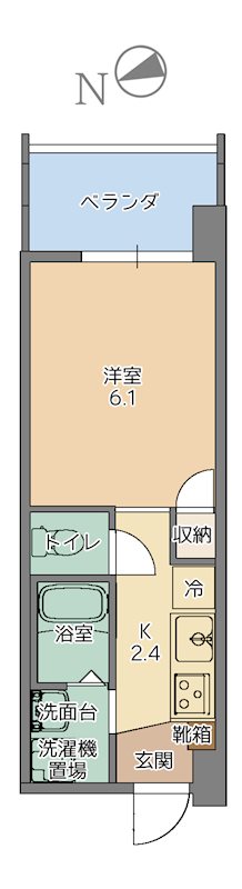 トーマス南上原の間取り